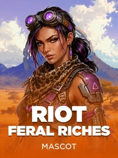 slot-11 Riot Feral Riches Frau Fliegerbrille Savanne